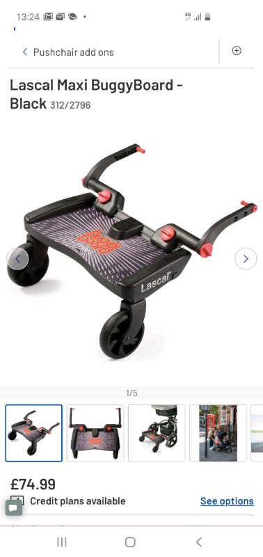 gumtree lascal buggy board